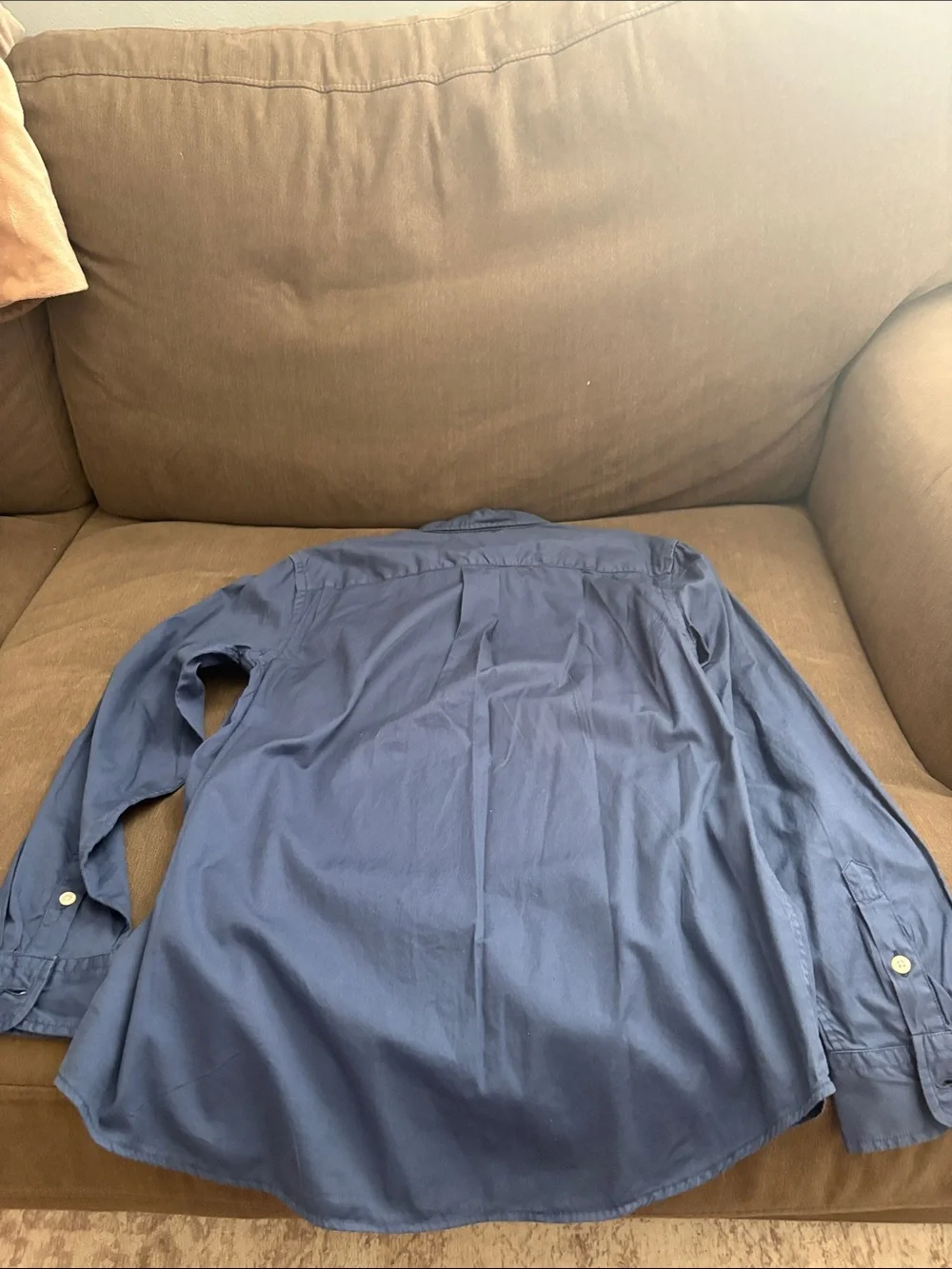 Ralph Lauren Navy Button-Down Long Sleeve Shirt